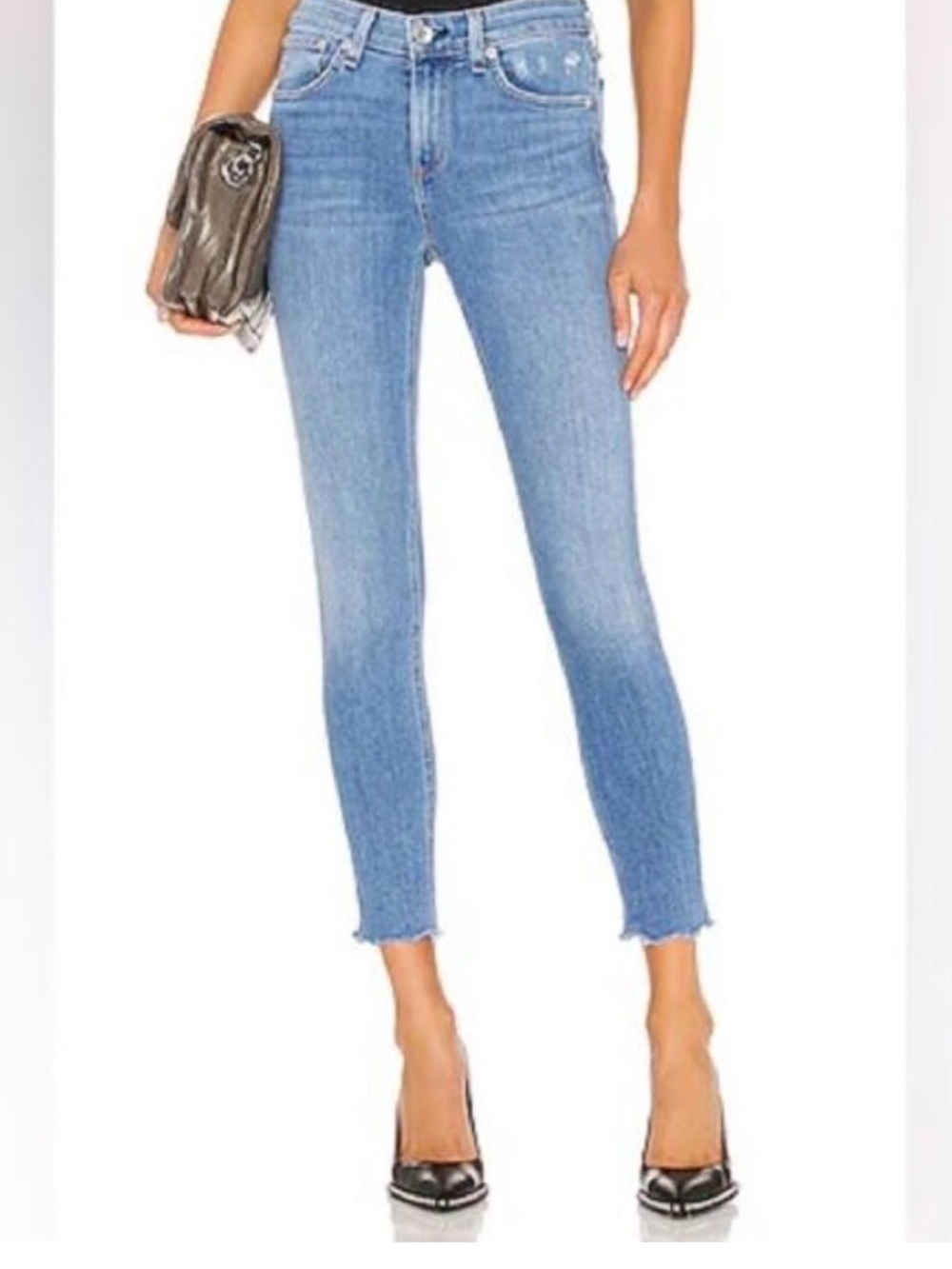Rag & Bones size 28 Cate mid rise ankle skinny color : Palmer